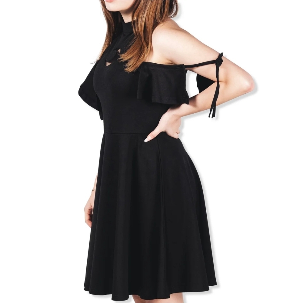 Forbidden Alchemy Moon Cutout Dress - Picture 11 of 12